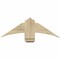 Ekena Millwork Bellingham Rough Sawn Timber Gable Bracket, Douglas Fir, 36"W x 12"H x 6"D x 6"F, 8/12 Pitch GBW036X12X0606BEL00RDF - alternate 1